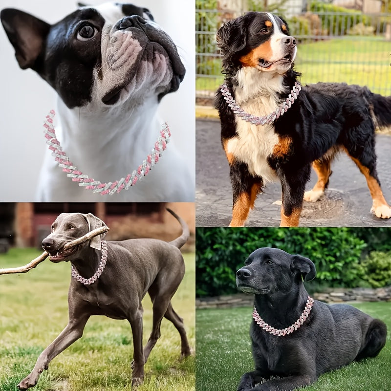 Adjustable Zinc Alloy Dog Collar