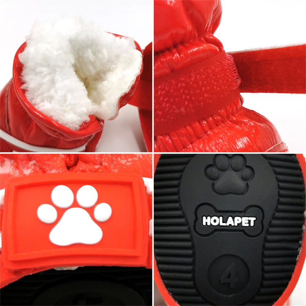 4Pcs/Set Winter Boots