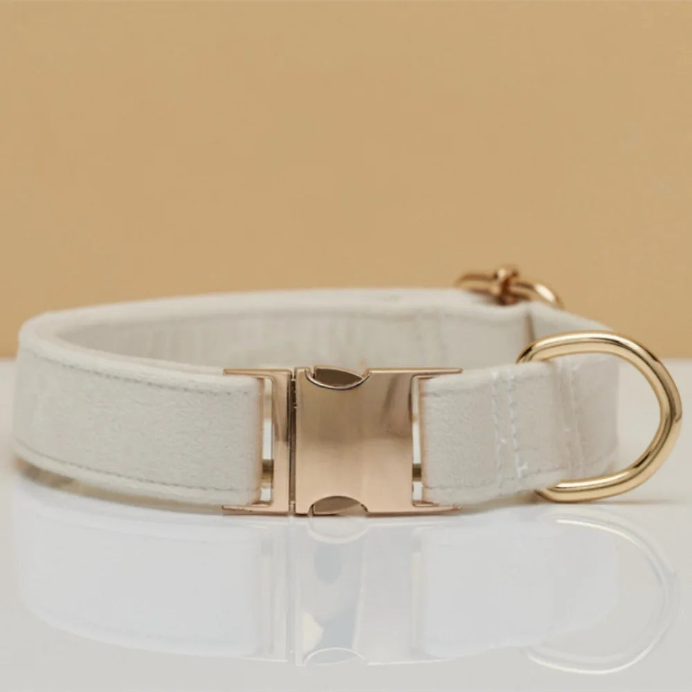 Personalized Velvet Dog Collar