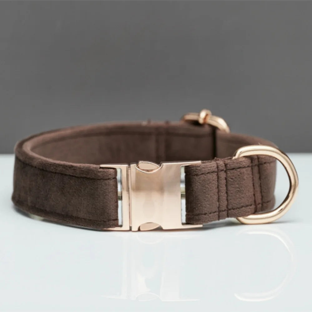 Personalized Velvet Dog Collar